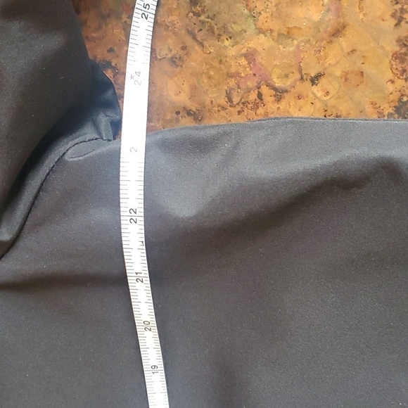 George Black Quilted Lined Full Zip with Pockets Sz. M Jacket - Picture 8 of 9